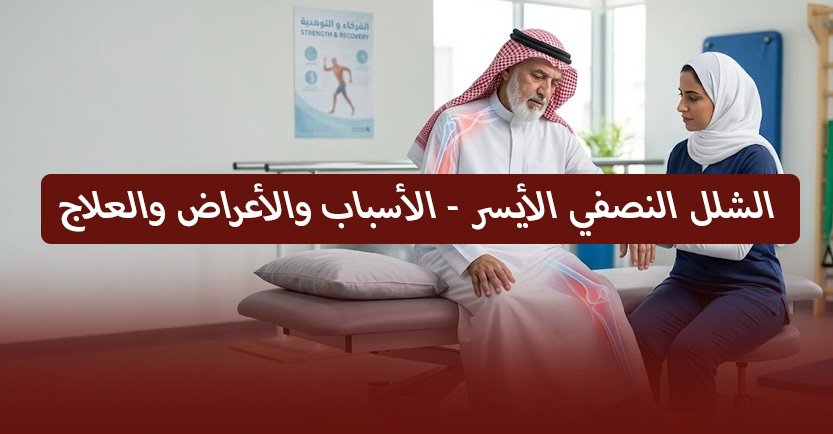 الشلل النصفي الأيسر - الأسباب والأعراض والعلاج