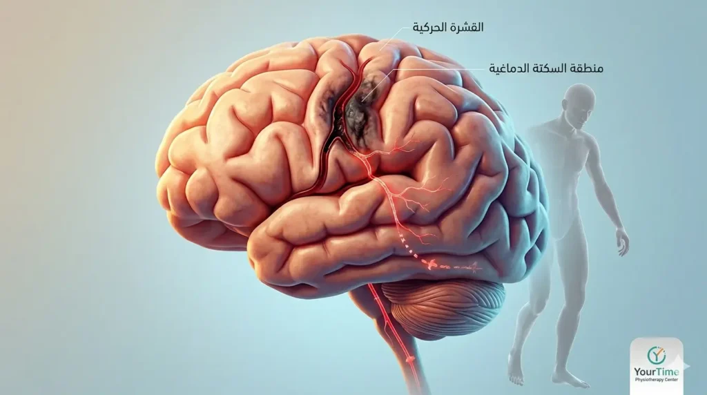 الشلل النصفي بسبب الجلطة الدماغية