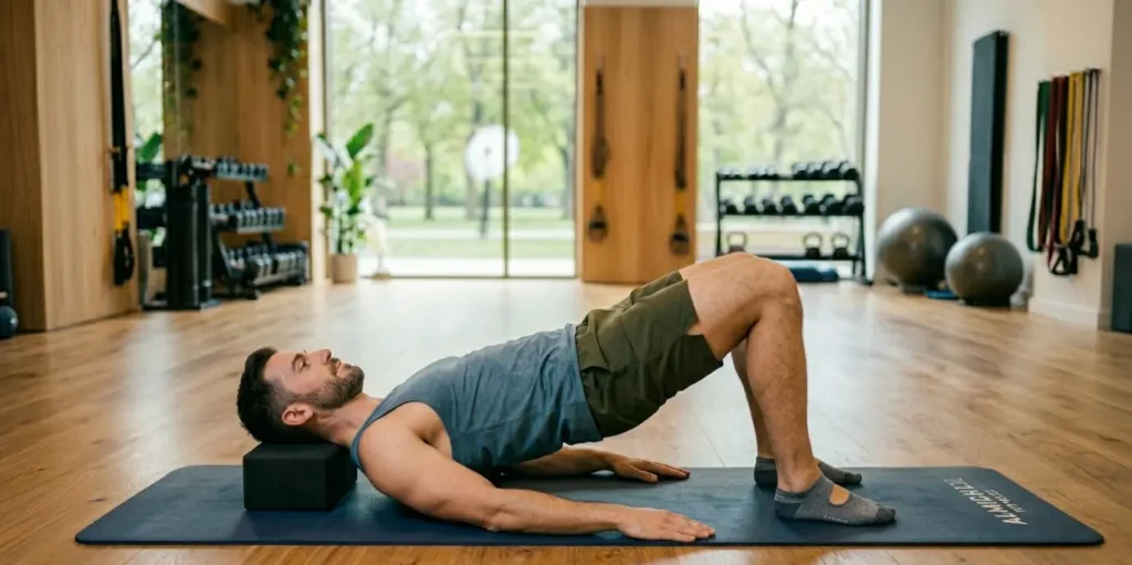 تمرين الجسر (Glute Bridge)